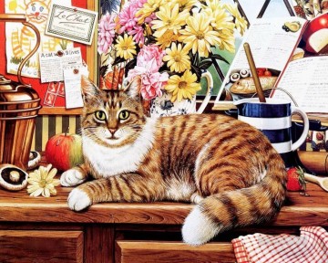 動物 Painting - GT005子猫